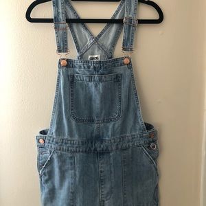 ASOS ripped knee denim overalls